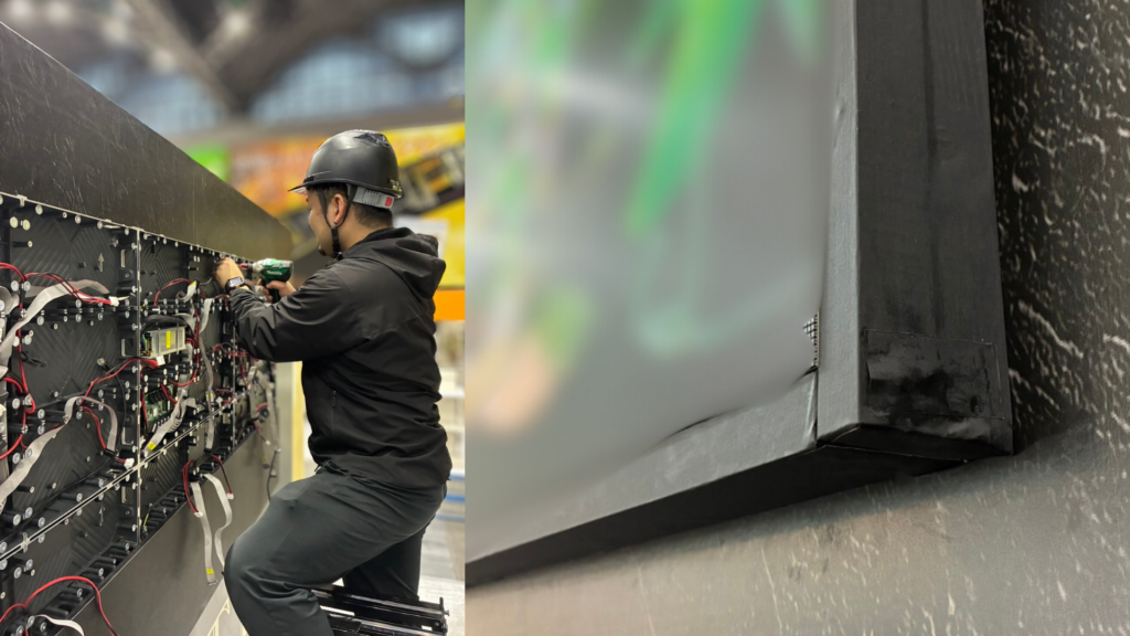 壁掛けLEDビジョン